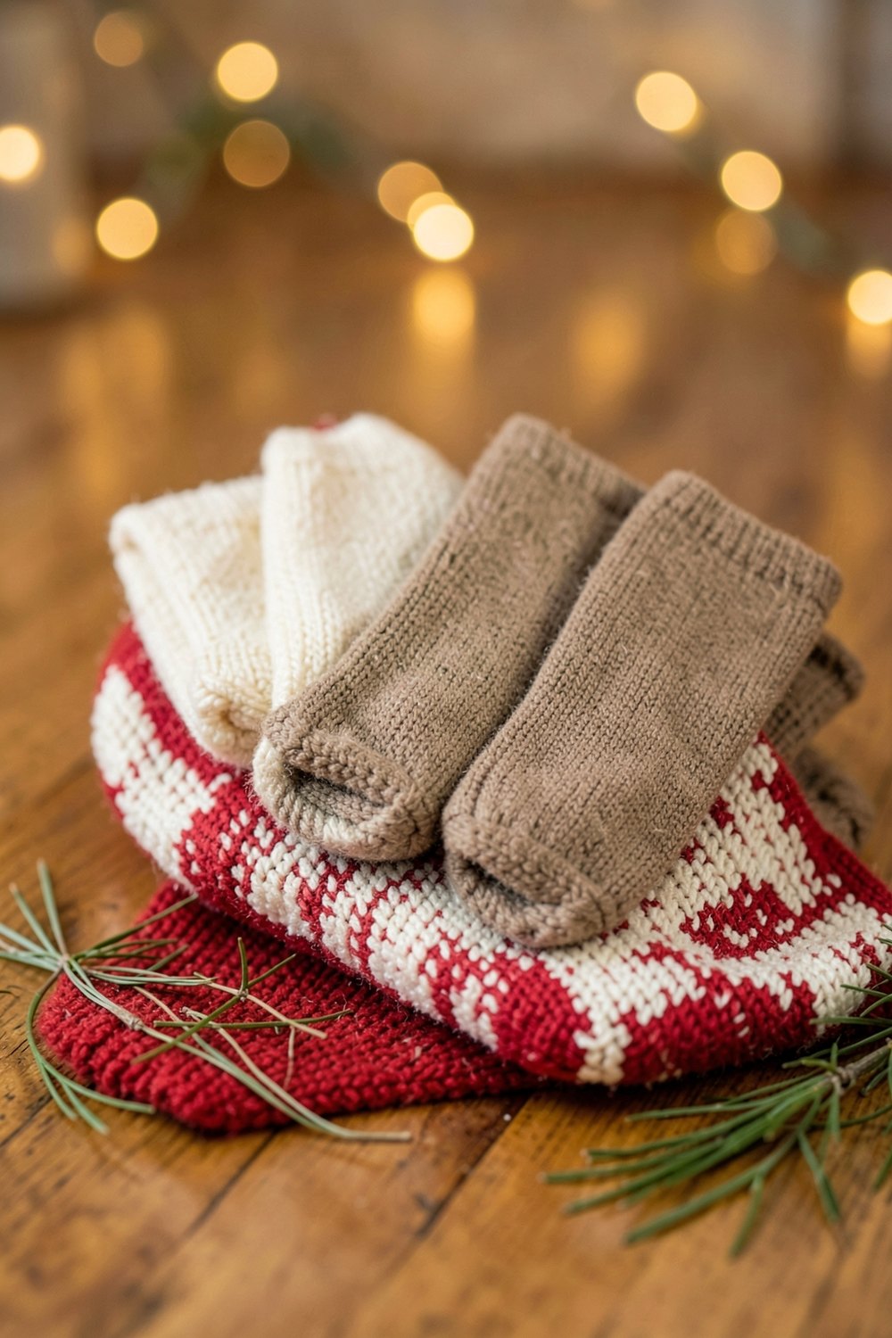 Fuzzy socks set