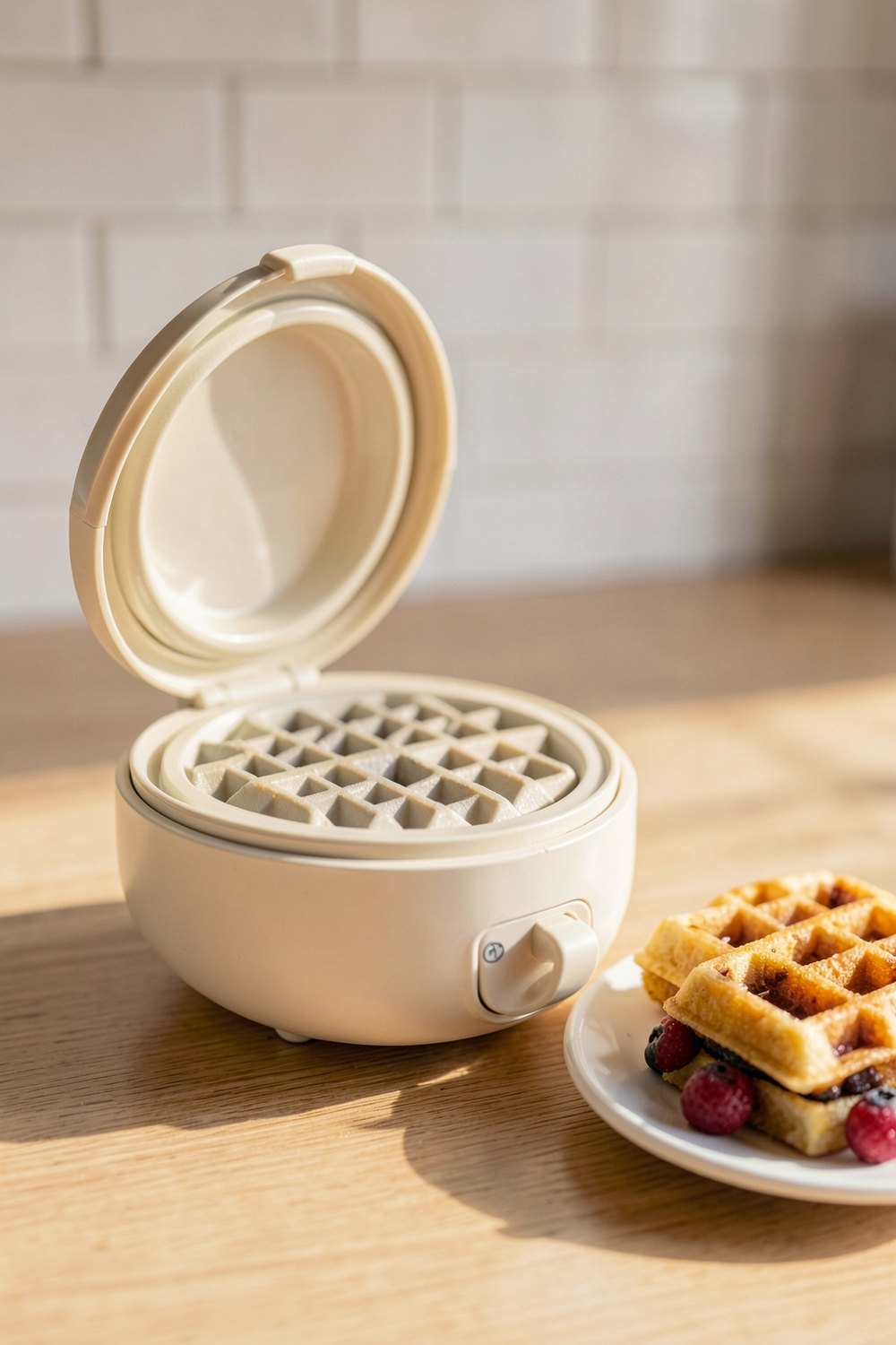 Mini waffle maker