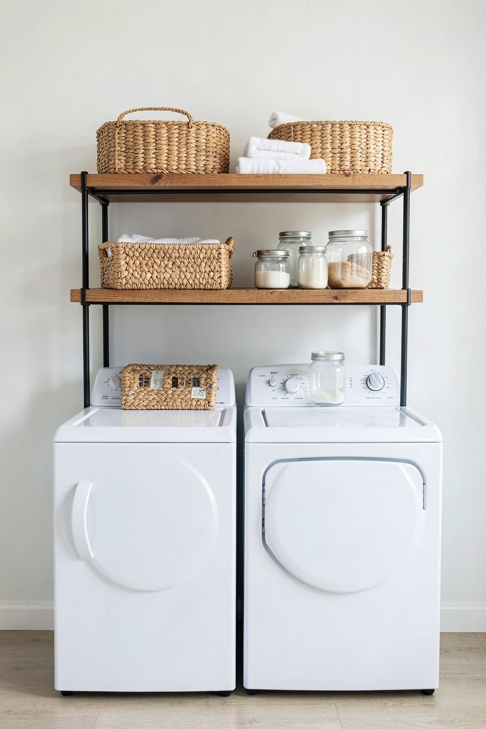 Over the washer shelf