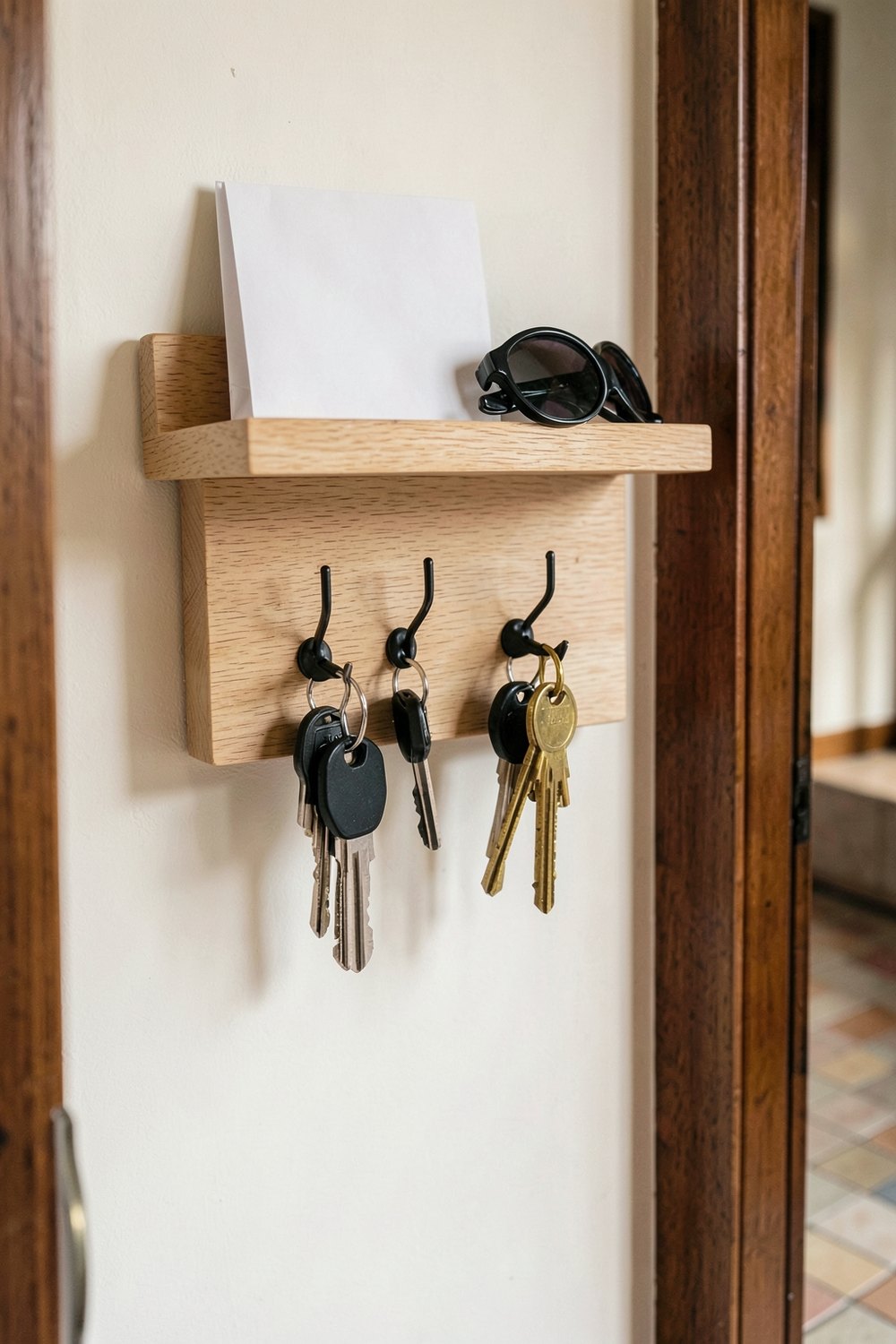 Wall mail and key holder